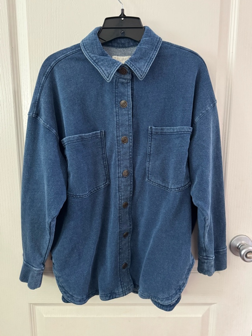 Z Supply Indigo Denim Button-Up Jacket - Picture 7 of 9